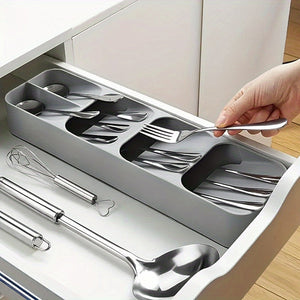 1pc Multifunctional Utensil Tray - Knife & Fork Divider Organizer