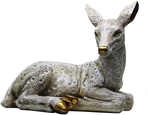 Craftji Present  Antique Finish Deer Decorative Showpiece Figurine