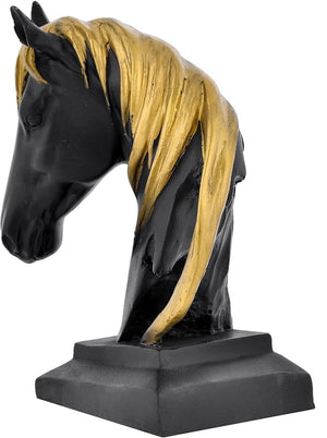 Craftji Present Elegant Horse Face Art Decor - Premium Home Showpiece Figurine for Living Room, Office, and Modern Interiors