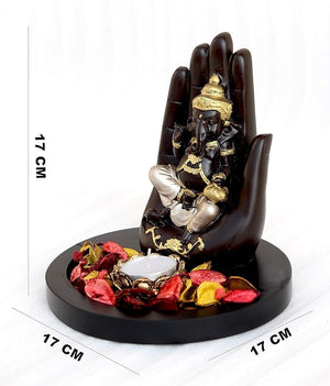 Craftji Present Modak Ganesha Decorative Showpiece Lovely Statue Home Decor Gifting Purpose Decorative for Home & Office Living Room Sculpture Figurine-wps8795