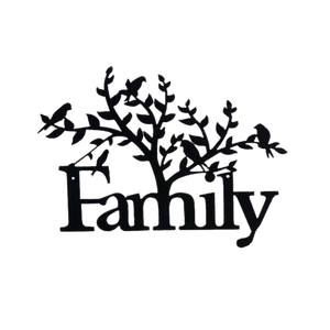 Family Tree - Metal Wall Art