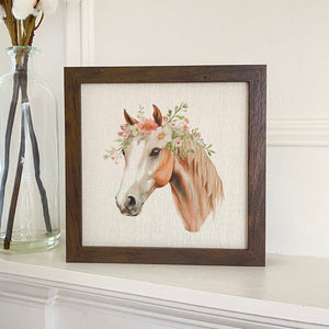 Floral Mare - Framed Sign