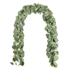 Fake Artificial Eucalyptus Garland Wreath Greenery Leaf Vine Garland