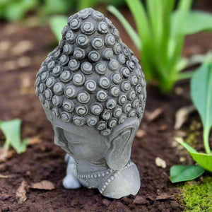 Buddha Head Cement Statue